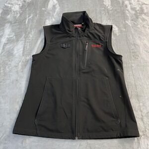 Eskimo Vest Mens Medium Black Softshell Full‎ Zip Ice Fishing Outdoor Gear